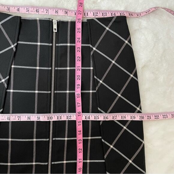 Rag & Bone Windowpane Print Skirt Size 6 - Picture 6 of 8